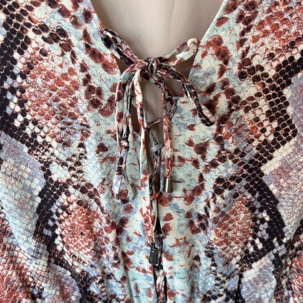 Lovers + Friends Epiphany Python Romper - image 7